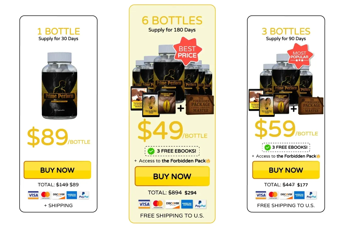 1 Day Prime Perform Supplement-Offer